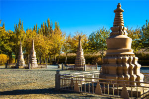 Stupas near Mogao Grottoes
